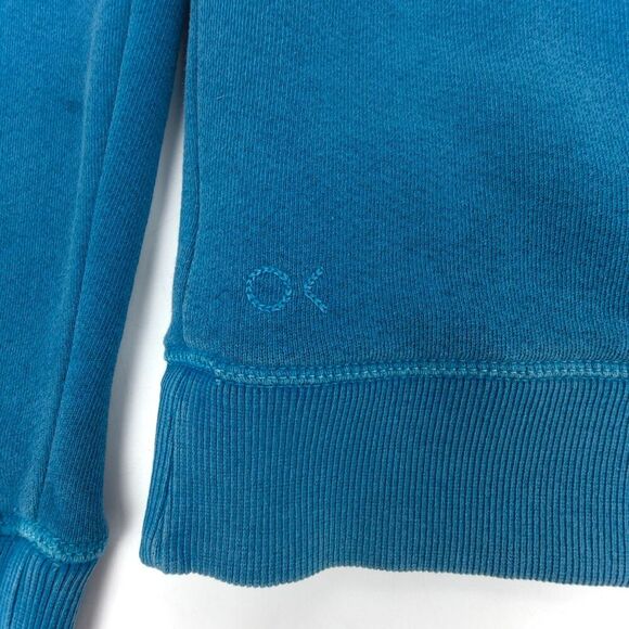 OUTERKNOWN Passport Pullover Seaport Blue French Terry Knit Sweatshirt Gorpcore - Picture 8 of 9